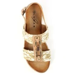 LUNAR Jamie Beige Wedge Sandal -Chic Ladies Shoes Store jamie beige wedge sandal p7351 422038 image
