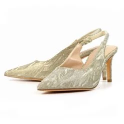 LUNAR Janine Gold Slingback Heel -Chic Ladies Shoes Store janine gold slingback heel p6887 391150 image