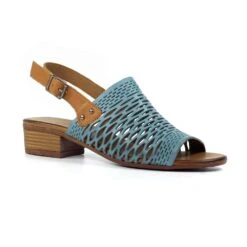 LUNAR Jessica Blue Leather Sandal -Chic Ladies Shoes Store jessica blue leather sandal p7318 419844 image