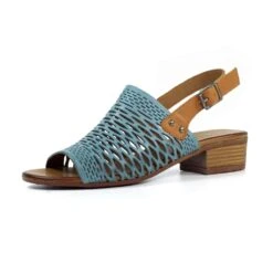 LUNAR Jessica Blue Leather Sandal -Chic Ladies Shoes Store jessica blue leather sandal p7318 419850 image