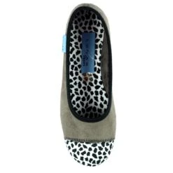 LUNAR Jessie Grey Leopard Pump Slipper -Chic Ladies Shoes Store jessie grey leopard pump slipper p6787 385903 image