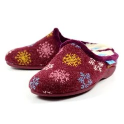 LUNAR Juniper Burgundy Mule Slipper -Chic Ladies Shoes Store juniper burgundy mule slipper p6107 363197 image