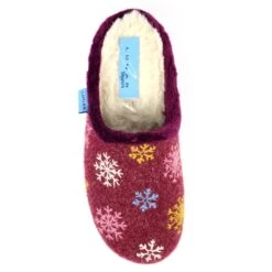 LUNAR Juniper Burgundy Mule Slipper -Chic Ladies Shoes Store juniper burgundy mule slipper p6107 363198 image