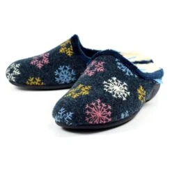 LUNAR Juniper Navy Mule Slipper -Chic Ladies Shoes Store juniper navy mule slipper p6108 363204 image