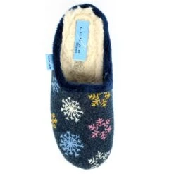 LUNAR Juniper Navy Mule Slipper -Chic Ladies Shoes Store juniper navy mule slipper p6108 363205 image