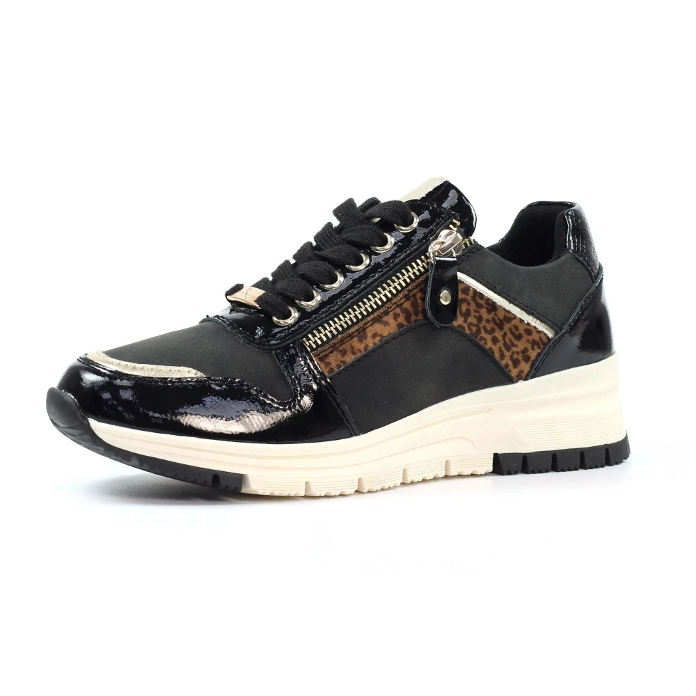 LUNAR Kennedy Black Wedge Trainer 7 LUNAR Kennedy Black Wedge Trainer - Image 5