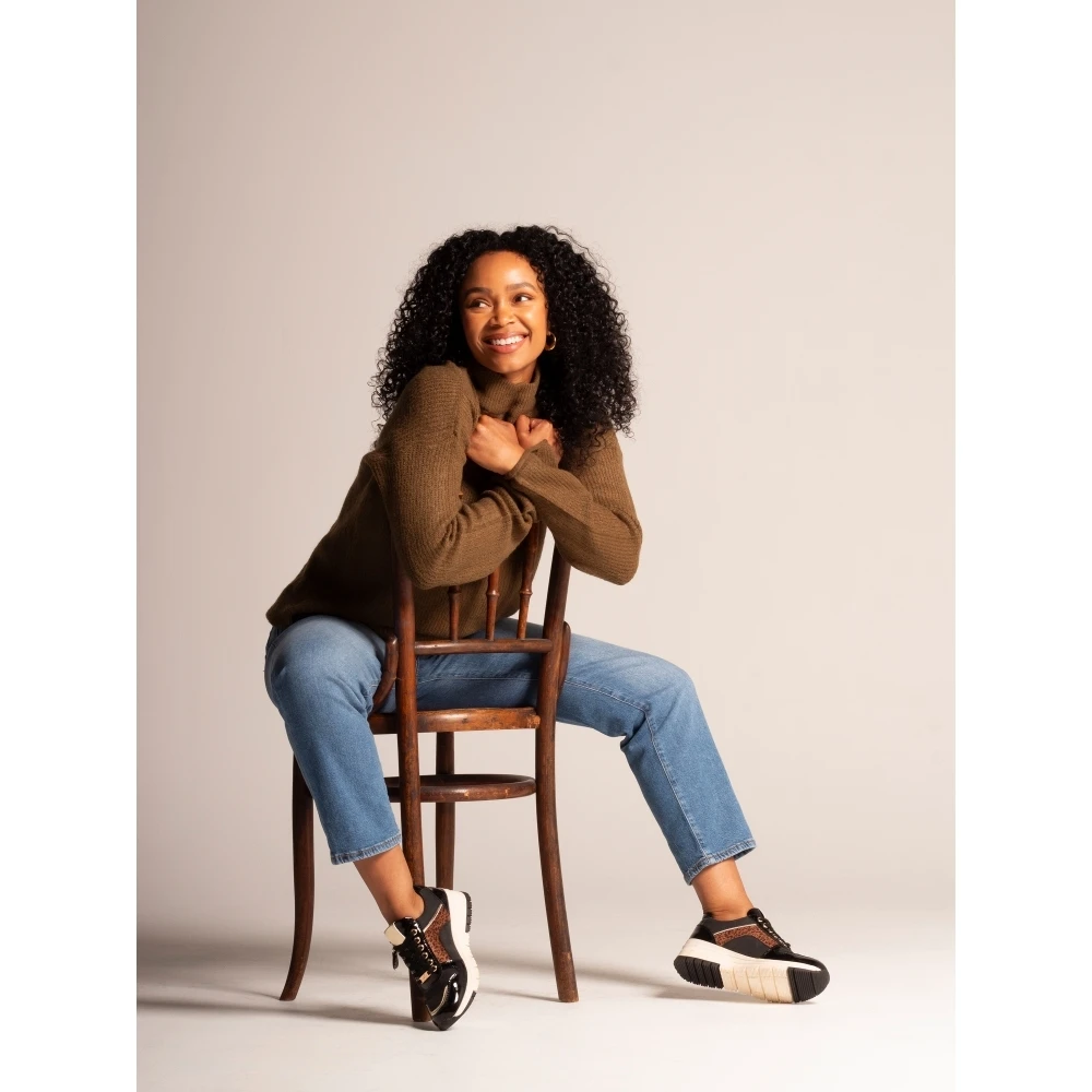 LUNAR Kennedy Black Wedge Trainer 6 LUNAR Kennedy Black Wedge Trainer - Image 4