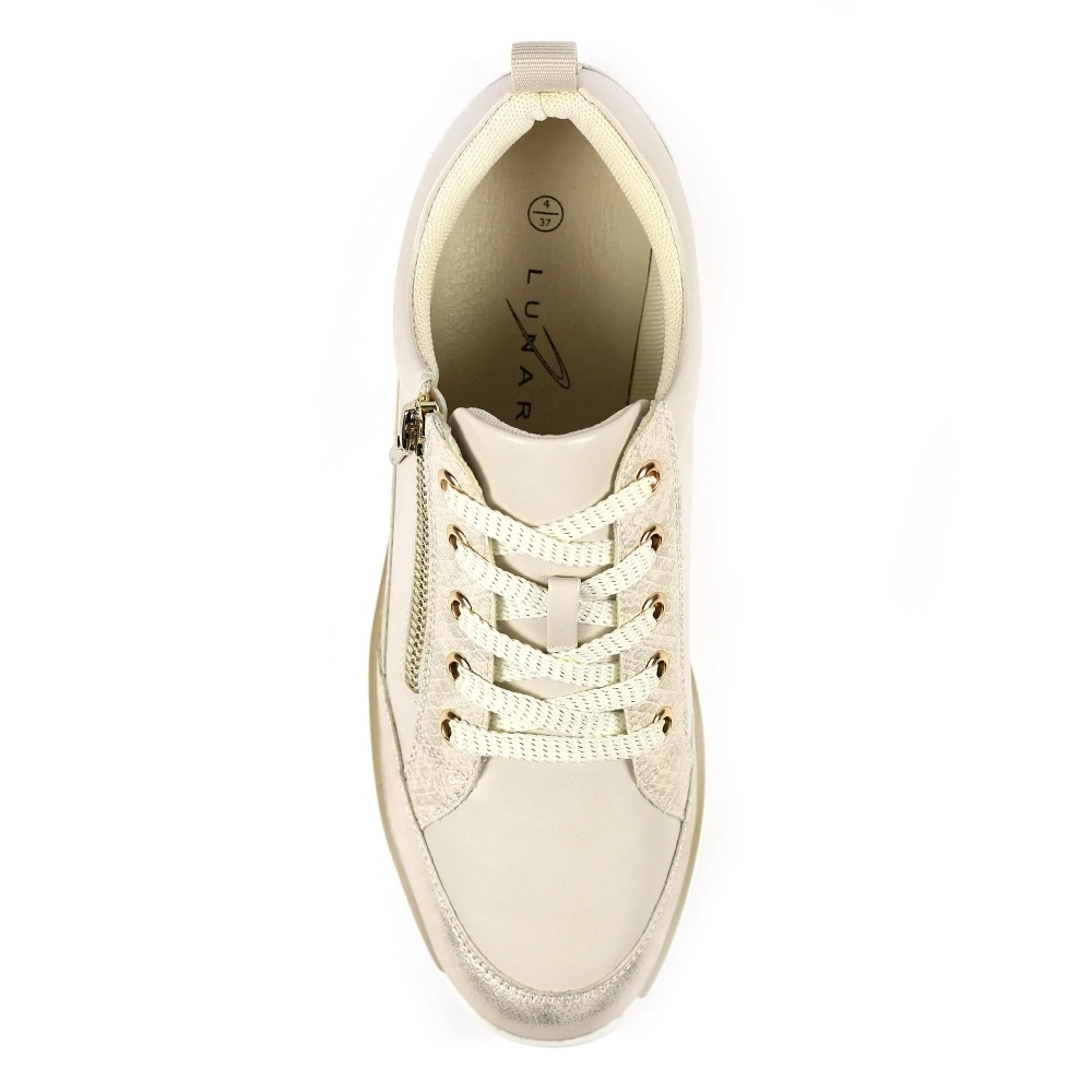 LUNAR Kiley Beige Trainer 8 LUNAR Kiley Beige Trainer - Image 6