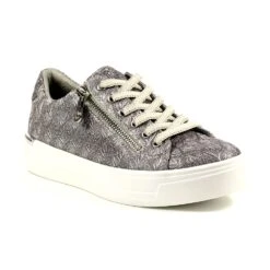 LUNAR Layne Pewter Trainer -Chic Ladies Shoes Store layne pewter trainer p6552 378354 image