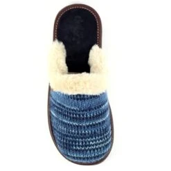 Alfa Blue Slipper -Chic Ladies Shoes Store lazy dogz alfa blue slipper p6019 362081 image