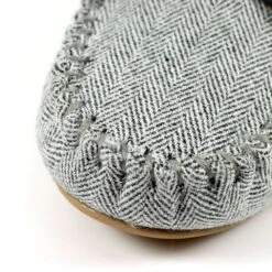 Jennings Grey Slipper -Chic Ladies Shoes Store lazy dogz jennings grey slipper p6210 367150 image