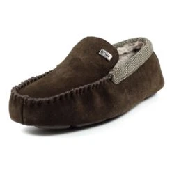 Mens Worley Brown Slipper -Chic Ladies Shoes Store lazy dogz mens worley brown slipper p6214 367161 image
