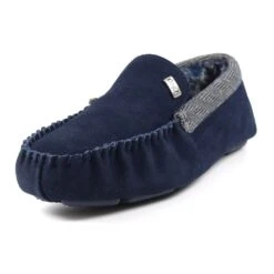 Mens Worley Navy Slipper -Chic Ladies Shoes Store lazy dogz mens worley navy slipper p6213 367153 image