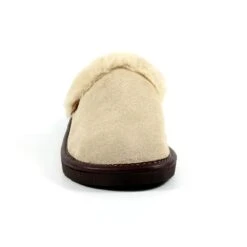 Otto Beige Suede Slipper -Chic Ladies Shoes Store lazy dogz otto beige suede slipper p6012 361742 image