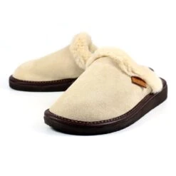 Otto Beige Suede Slipper -Chic Ladies Shoes Store lazy dogz otto beige suede slipper p6012 361744 image