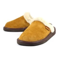 Otto Mustard Suede Slipper -Chic Ladies Shoes Store lazy dogz otto mustard suede slipper p6016 361936 image