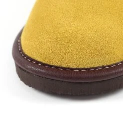 Otto Mustard Suede Slipper -Chic Ladies Shoes Store lazy dogz otto mustard suede slipper p6016 361939 image