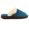 Otto Petrol Suede Slipper