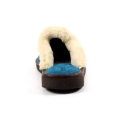 Otto Petrol Suede Slipper -Chic Ladies Shoes Store lazy dogz otto petrol suede slipper p6017 361983 image