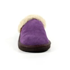 Otto Purple Suede Slipper -Chic Ladies Shoes Store lazy dogz otto purple suede slipper p6018 362030 image