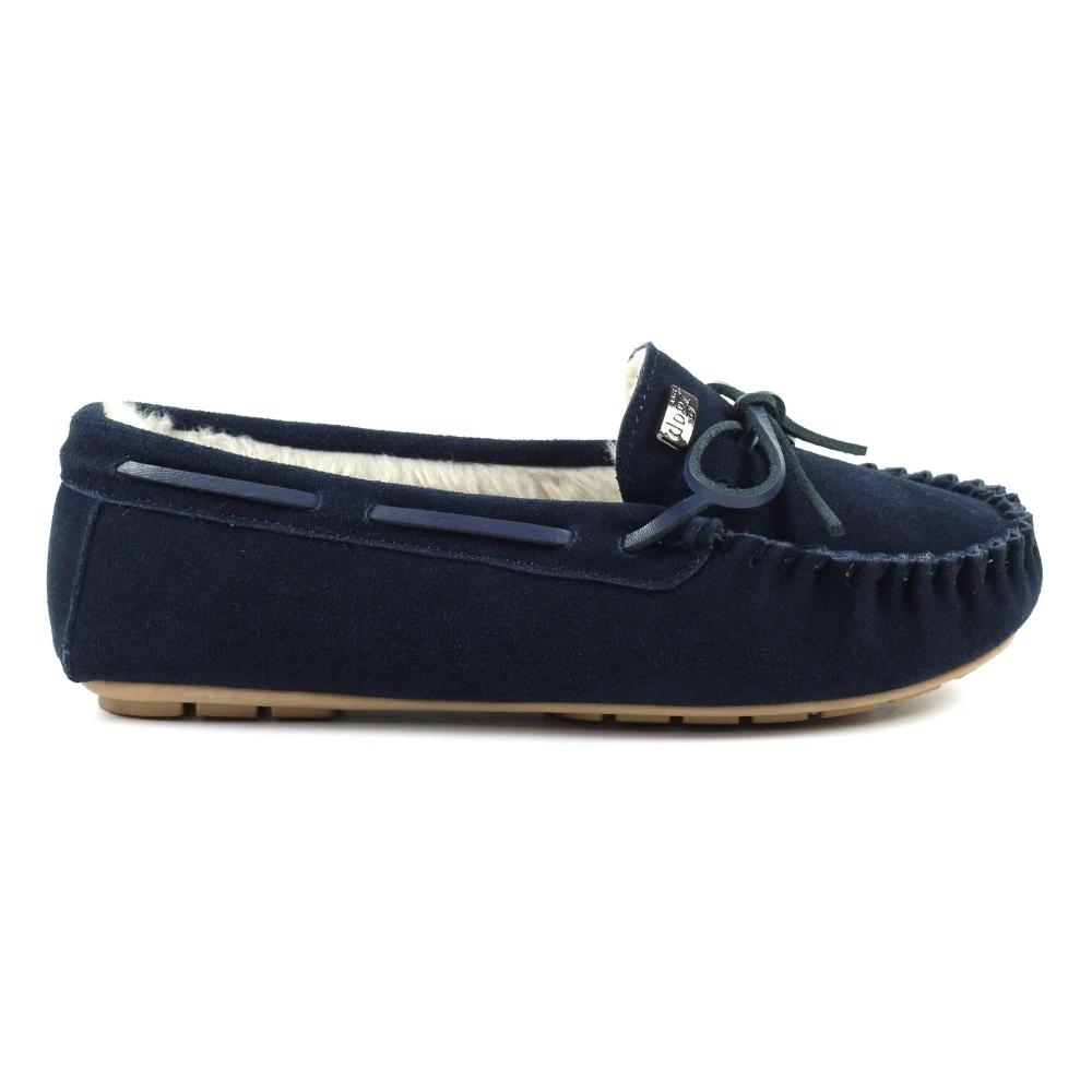 Portree Navy Slipper 3 Portree Navy Slipper