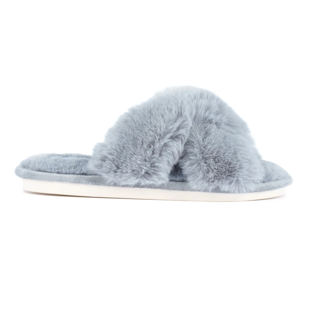 LUNAR Leticia Dark Grey Crossover Slipper 3 LUNAR Leticia Dark Grey Crossover Slipper