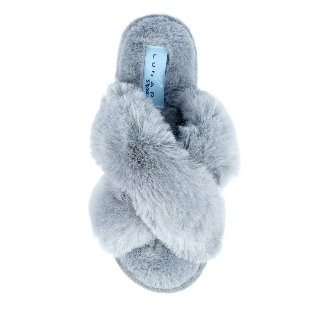 LUNAR Leticia Dark Grey Crossover Slipper 9 LUNAR Leticia Dark Grey Crossover Slipper - Image 7