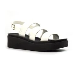 LUNAR Lipstick White Sandal -Chic Ladies Shoes Store lipstick white sandal p7448 426492 image