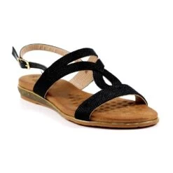 LUNAR Lisia Black Sandal -Chic Ladies Shoes Store lisia black sandal p6591 379898 image