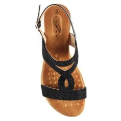 LUNAR Lisia Black Sandal -Chic Ladies Shoes Store lisia black sandal p6591 379902 image