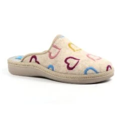 LUNAR Love Beige Mule Slipper -Chic Ladies Shoes Store love beige mule slipper p6891 391322 image