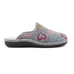 LUNAR Love Grey Mule Slipper