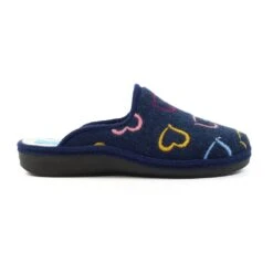 LUNAR Love Navy Mule Slipper