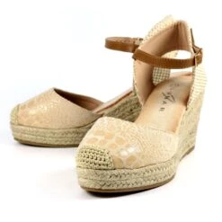 LUNAR Craster Beige Wedge 15 LUNAR Craster Beige Wedge -Chic Ladies Shoes Store lunar craster beige wedge p5759 352455 image