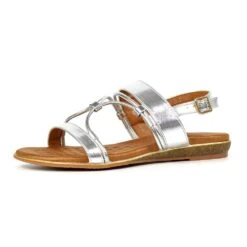 LUNAR Danby Silver Sandal -Chic Ladies Shoes Store lunar danby silver sandal p5650 392670 image