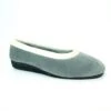LUNAR Mabel Grey Fleece Pump Slipper -Chic Ladies Shoes Store mabel grey fleece pump slipper p6809 387093 image