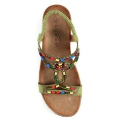 LUNAR Mariella Khaki Beaded Sandal 14 LUNAR Mariella Khaki Beaded Sandal -Chic Ladies Shoes Store mariella khaki beaded sandal p6284 380613 image