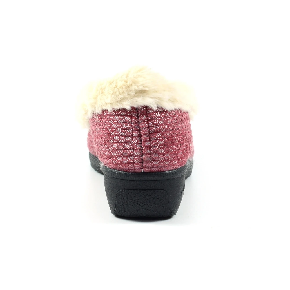 LUNAR Marlene Burgundy Wedge Slipper 7 LUNAR Marlene Burgundy Wedge Slipper - Image 5