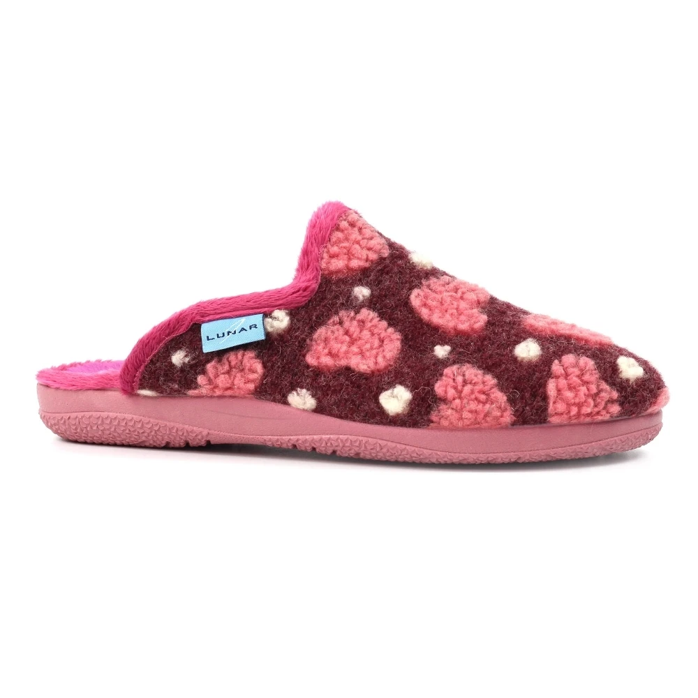 LUNAR Marsha Burgundy Slipper 5 LUNAR Marsha Burgundy Slipper - Image 3