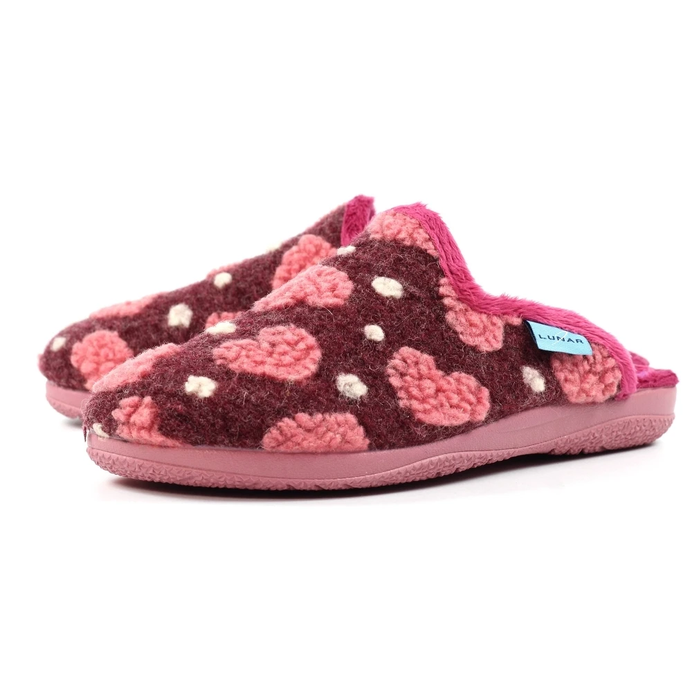 LUNAR Marsha Burgundy Slipper 9 LUNAR Marsha Burgundy Slipper - Image 7