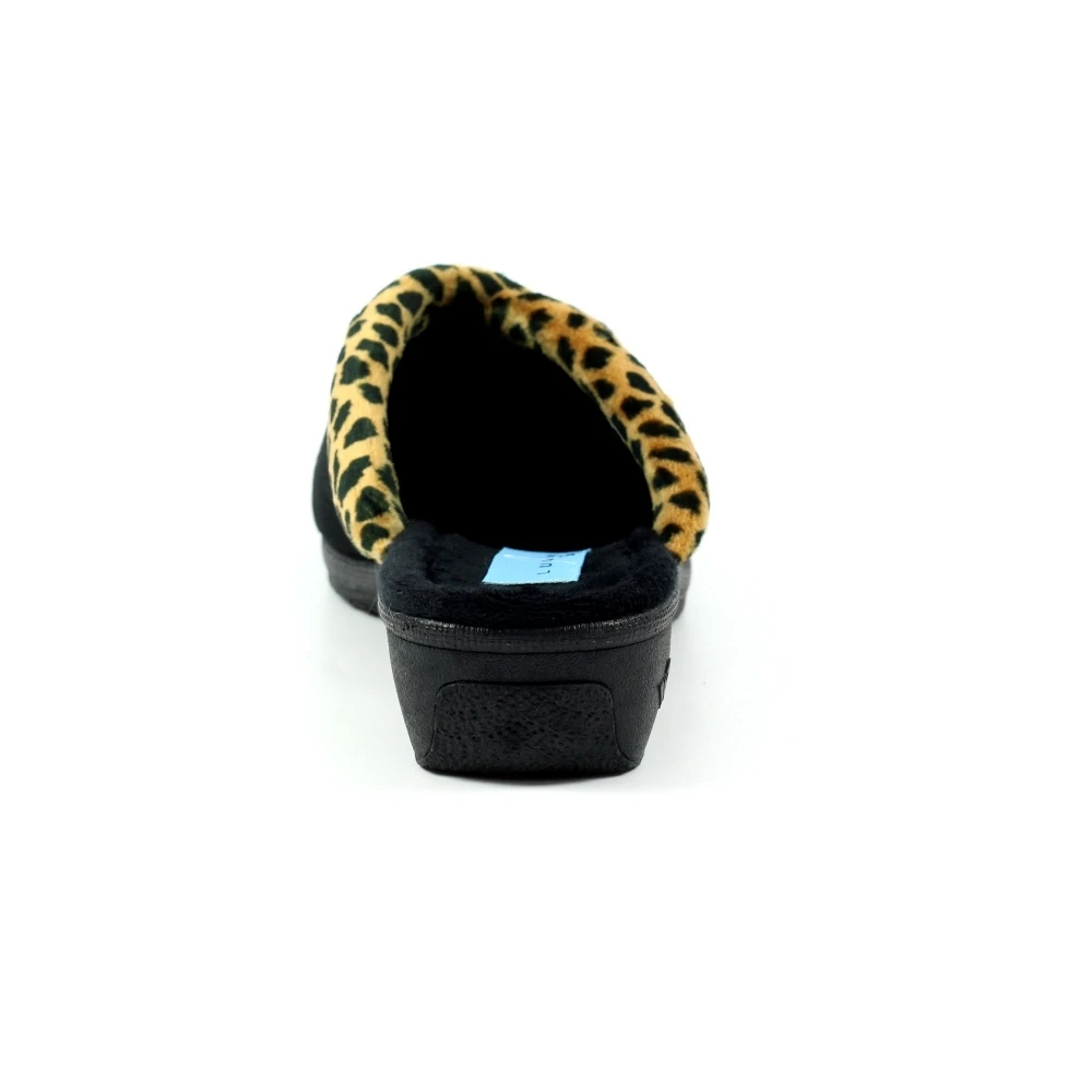 LUNAR Michelle Black Ocelot Slipper 8 LUNAR Michelle Black Ocelot Slipper - Image 6