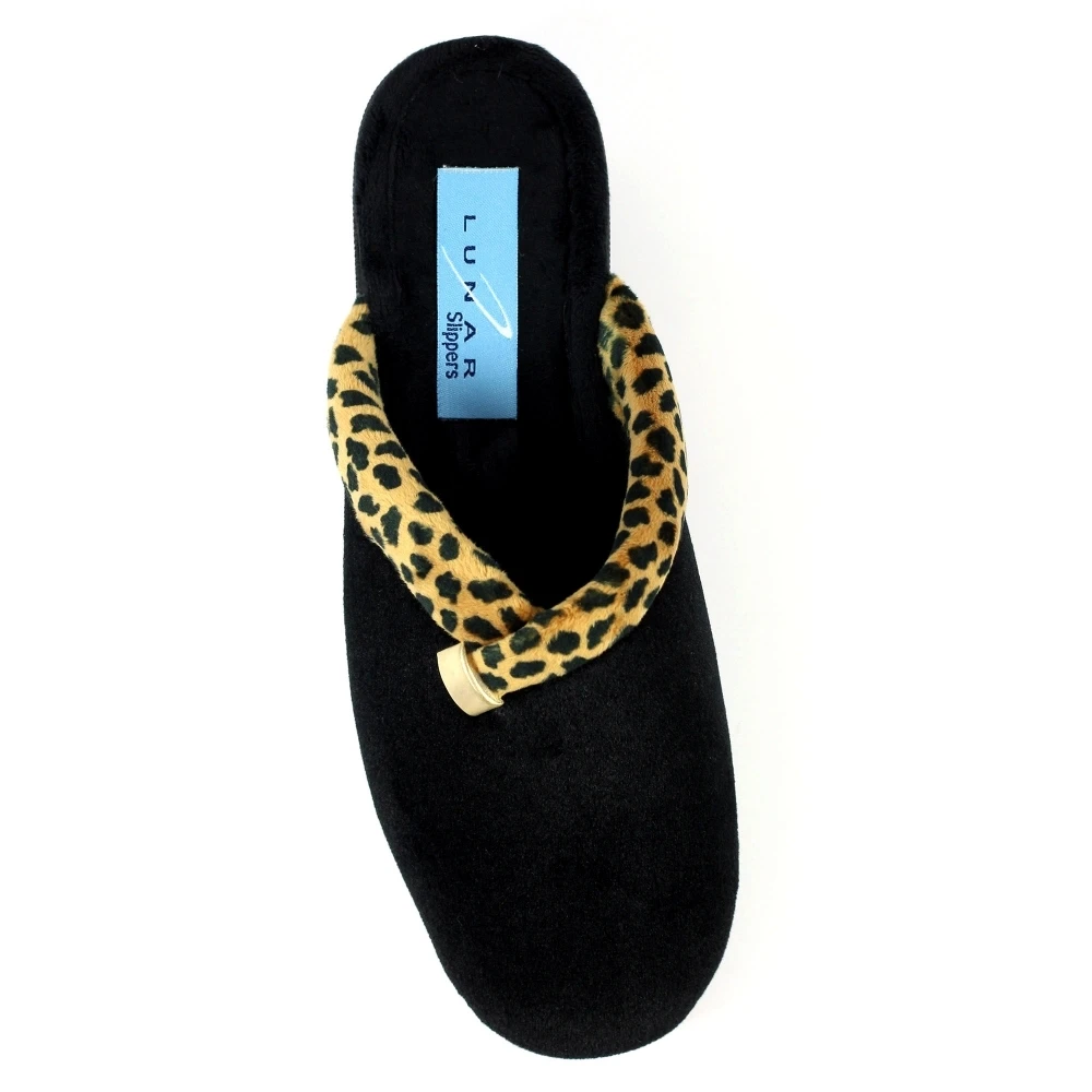 LUNAR Michelle Black Ocelot Slipper 9 LUNAR Michelle Black Ocelot Slipper - Image 7