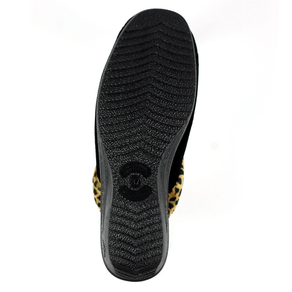 LUNAR Michelle Black Ocelot Slipper 10 LUNAR Michelle Black Ocelot Slipper - Image 8