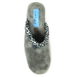 LUNAR Michelle Grey Ocelot Slipper -Chic Ladies Shoes Store michelle grey ocelot slipper p6776 385296 image