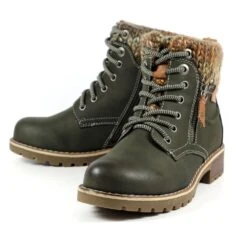 LUNAR Millie Olive Waterproof Boot -Chic Ladies Shoes Store millie olive waterproof boot p6185 396097 image