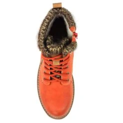 LUNAR Millie Orange Waterproof Boot -Chic Ladies Shoes Store millie orange waterproof boot p7618 436182 image