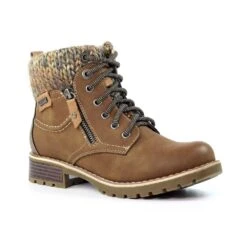 LUNAR Millie Tan Waterproof Boot -Chic Ladies Shoes Store millie tan waterproof boot p7030 395911 image