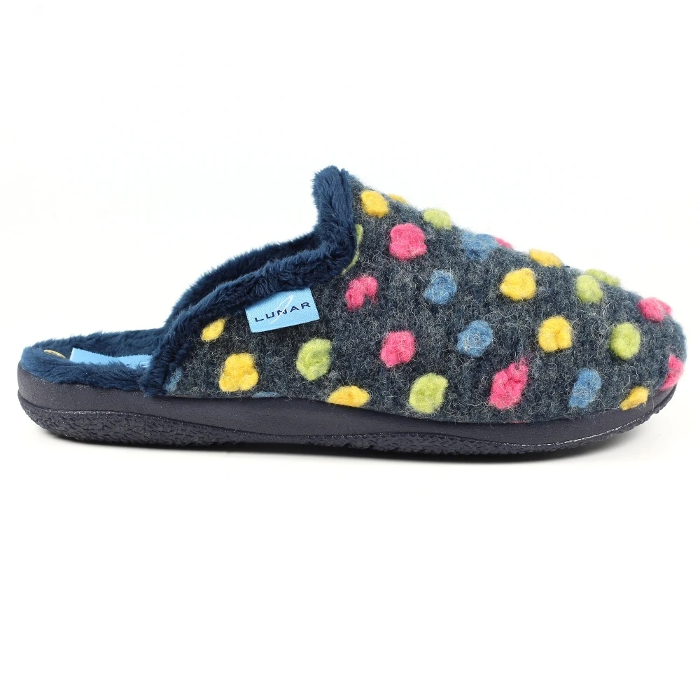LUNAR Montreal Blue Mule Slipper 3 LUNAR Montreal Blue Mule Slipper
