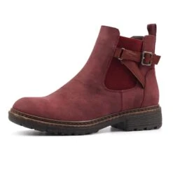 LUNAR Morris Burgundy Ankle Boot -Chic Ladies Shoes Store morris burgundy ankle boot p7710 440110 image