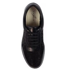 LUNAR Muriel Black Wedge Trainer -Chic Ladies Shoes Store muriel black wedge trainer p7017 397645 image